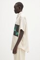 Aries koszula Motel Graphic Work Shirt beżowy AR4011503