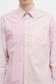Aries cotton shirt Patchwork LS Shirt AR4012003