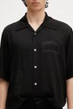 Aries shirt Ancient Column Satin Viscose Hawaiian Shirt AR4080003
