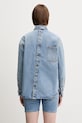 Jeans srajca Fiorucci Open Back Embroidered Denim W02SMDSI390DN01DN01