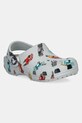 Παντόφλες Crocs CLASSIC RACE CARS GRAPHIC CLOG KIDS γκρί 210992.CROCS.CLASSIC.RA