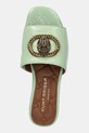 Kožené šľapky Kurt Geiger London Chelsea Flat Sandal zelená 3416273719.PALEGRE