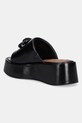 Obuwie Kurt Geiger London klapki skórzane Chelsea Flatform Mule Dr 3940900109.BLACK czarny