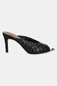 Kurt Geiger London klapki skórzane Regent Crystal Point Mule 3940209109.BLACK czarny SS25