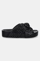 Kurt Geiger London klapki Chelsea Cross Strap Dr 3973109609.BLACK czarny SS25