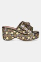 Pantofle Kurt Geiger London Kensington Wedge Mule 8650966609.GOLD zlatá SS25