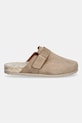 Manebi papuci din piele Hamptons Clog Mules W.1.9.B0 bej SS25