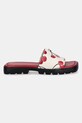 Coach slapi de piele Florence Cherry CZ363.CAH rosu SS25