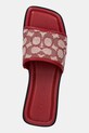 Coach klapki Florence czerwony CZ364.RBY