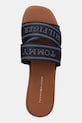 Tommy Hilfiger papuci TOMMY HILFIGER WEBBING MULE bleumarin FW0FW08421