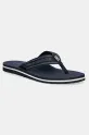 Šľapky Tommy Hilfiger HILFIGER WEBBING BEACH SANDAL textilný tmavomodrá FW0FW08515