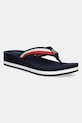 Tommy Hilfiger japonki TH CORP MID WEDGE BEACH SANDAL do 5 cm granatowy FW0FW08517