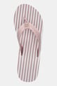 Tommy Hilfiger japonki TH STRIPES WEDGE BEACH SANDAL różowy FW0FW08521