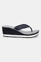 Σαγιονάρες Tommy Hilfiger TH STRIPES WEDGE BEACH SANDAL FW0FW08521 σκούρο μπλε SS25