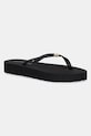 Žabky Tommy Hilfiger ELEVATED CHIC BEACH SANDAL plochý černá FW0FW08523