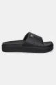 Tommy Hilfiger papuci PLATFORM MONOGRAM POOLSLIDE FW0FW08526 negru SS25