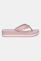 Tommy Hilfiger japonki IM TH CHAINPRINT MIDWEDGE SANDAL FW0FW08527 różowy SS25