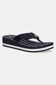 Tommy Hilfiger japonki IM TH CHAINPRINT MIDWEDGE SANDAL do 5 cm granatowy FW0FW08527