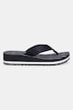 Tommy Hilfiger japonki IM TH CHAINPRINT MIDWEDGE SANDAL FW0FW08527 granatowy SS25