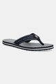 Σαγιονάρες Tommy Hilfiger TH STRIPES BEACH SANDAL φλατ σκούρο μπλε FW0FW08528