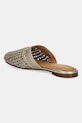 Obuwie Tommy Hilfiger klapki CROCHET METALLIC LEATHER MULE FW0FW08606 złoty