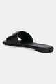 Boty Kožené pantofle Tommy Hilfiger TH LOGO HARDWARE LEATHER MULE FW0FW08806 černá
