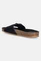 Παπούτσια Παντόφλες σουέτ Tommy Hilfiger SOFT SUEDE ADJUSTABLE MULE FW0FW08809 σκούρο μπλε