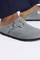 Велурени чехли Birkenstock Boston Braided 1029086