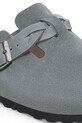 Обувки Велурени чехли Birkenstock Boston Braided 1029086 син