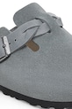 Încălțăminte Birkenstock papuci din piele Boston Braided 1029086 albastru