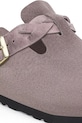 Boty Semišové pantofle Birkenstock Boston Braided 1029122 fialová