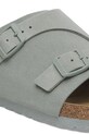 Obuwie Birkenstock klapki zamszowe Zürich 1029166 niebieski