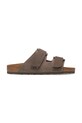Шкіряні шльопанці Birkenstock Uji віденський зелений 1029259
