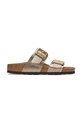 Šľapky Birkenstock Sydney Graceful Cushion Buckle plochý hnedá 1029356
