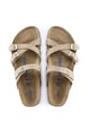 Birkenstock papuci din nubuc Franca SFB 1022973 bej