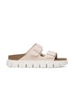 Παντόφλες Birkenstock Arizona Chunky Birkenstock x Papillio ίσια πλατφόρμα ροζ 1029110