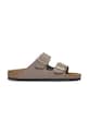 Birkenstock papuci din nubuc Arizona fără toc violet 1029407