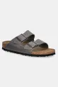 Birkenstock klapki nubukowe Arizona pozostałe szary 1027026