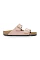Birkenstock papucs velúrból Arizona velúr bőr rózsaszín 1026170