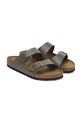 Birkenstock papuci de piele Arizona verde 1029155