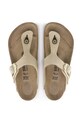 Σαγιονάρες nubuck Birkenstock Gizeh Big Buckle 1024007 μπεζ