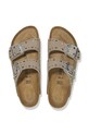 Birkenstock papuci din piele Arizona Rivet 1029390 maro