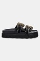 Versace Jeans Couture papuci 78VA3SM1.ZS539.899 negru SS25