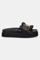Šľapky Versace Jeans Couture 78VA3SM5.71570.899 čierna SS25
