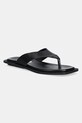 Steve Madden japonki skórzane Splash płaski czarny SM11003722.017