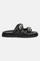 Kožené šľapky Steve Madden Schmona-CN SM11003714.017 čierna SS25
