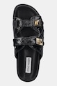 Kožené šľapky Steve Madden Schmona-CN čierna SM11003714.017