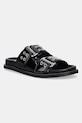 Steve Madden papuci Agent imitatie de piele negru SM11003678.BK1