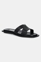 Δερμάτινες παντόφλες Steve Madden Sofia συνθετικό μαύρο SM11003523.017