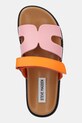 Δερμάτινες παντόφλες Steve Madden Missile ροζ SM11003028.OPI